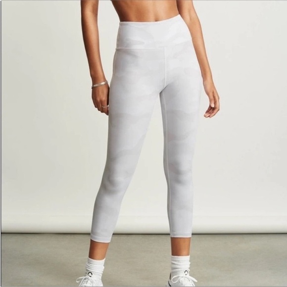 Lilybod Legging Whitley High-Waist Whisper Camo XS Ankle Cropped XS - Picture 1 of 6
